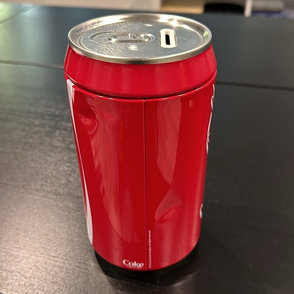 Coca Cola Giant Can Coin Piggy Bank - Picture 3 of 9